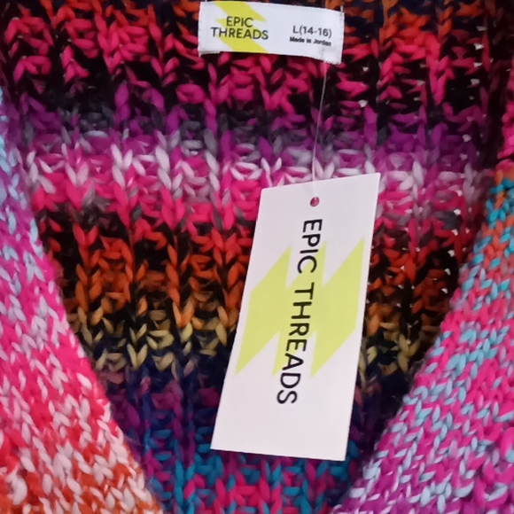 Multicolor Knit Cardigan - Picture 2 of 3